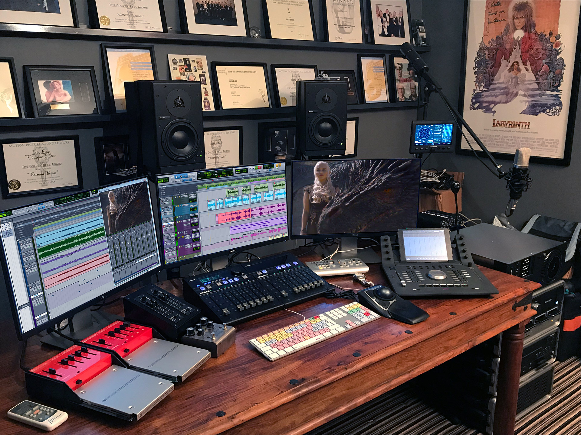 Iain Eyre's home studio set-up