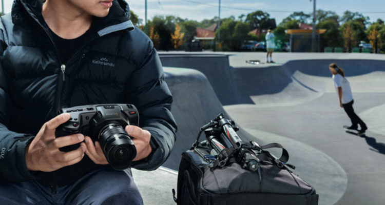 Suitable for Blackmagic Pocket Camera 4K DURAGADGET Case in Black & Grey 