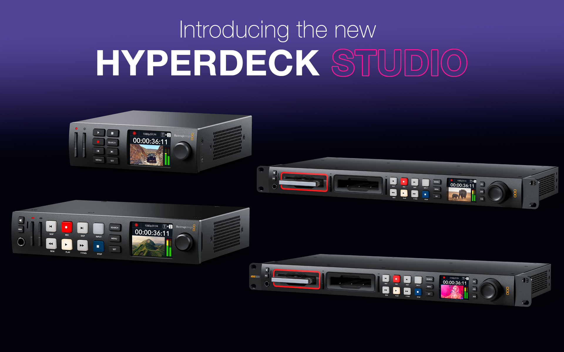 What's the Difference Between Blackmagic HyperDeck Studio Models