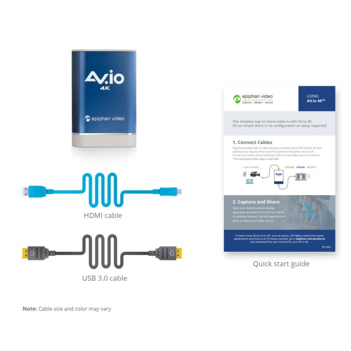 Epiphan AV.IO 4k video card 4Kビデオカード AV.io 4K - USB / HDMI 4K capture card - Epiphan Video