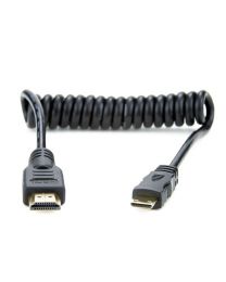 Atomos Coiled mini HDMI to full HDMI cable (30-45cm)