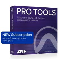 Avid Pro Tools 1-Year Subscription New (Software Download with Updates + Support for a year)