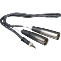 Azden MX-2 Mini-Jack to Stereo XLR Y-Cable