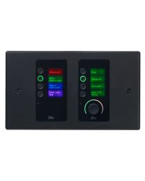 BSS EC-8BV Ethernet Wall Controller for HiQnet systems - Black