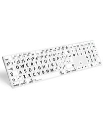 Logickeyboard LargePrint Black on White - Magic Numeric Keyboard Cover - UK English
