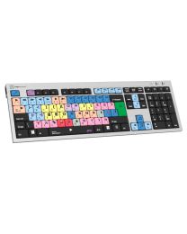 Logickeyboard Avid Media Composer 'Classic layout' Silver Slimline Keyboard - Windows