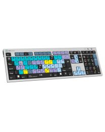Logickeyboard DaVinci Resolve Silver Slimline Keyboard - Windows